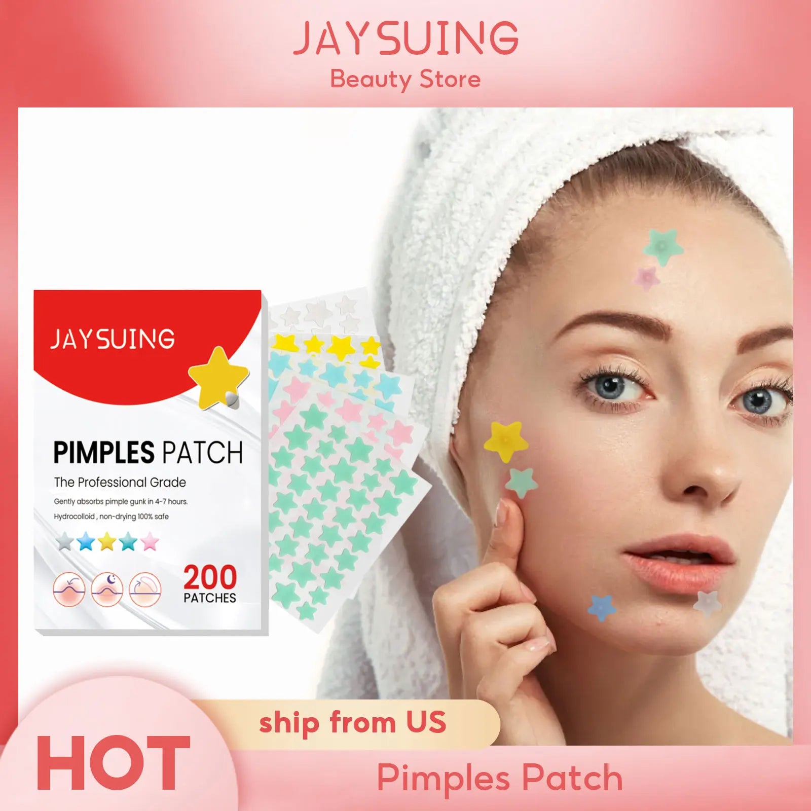 Pimples Patch Original Hydrocolloid Acne Covering Zits and Blemishes Miracle Clear Reduce Spot Stickers for Face Skin Care