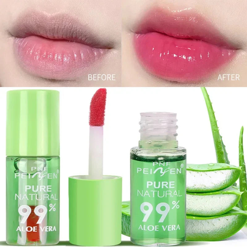 1PC Aloe Vera Lipstick Color Changing Lip Balm