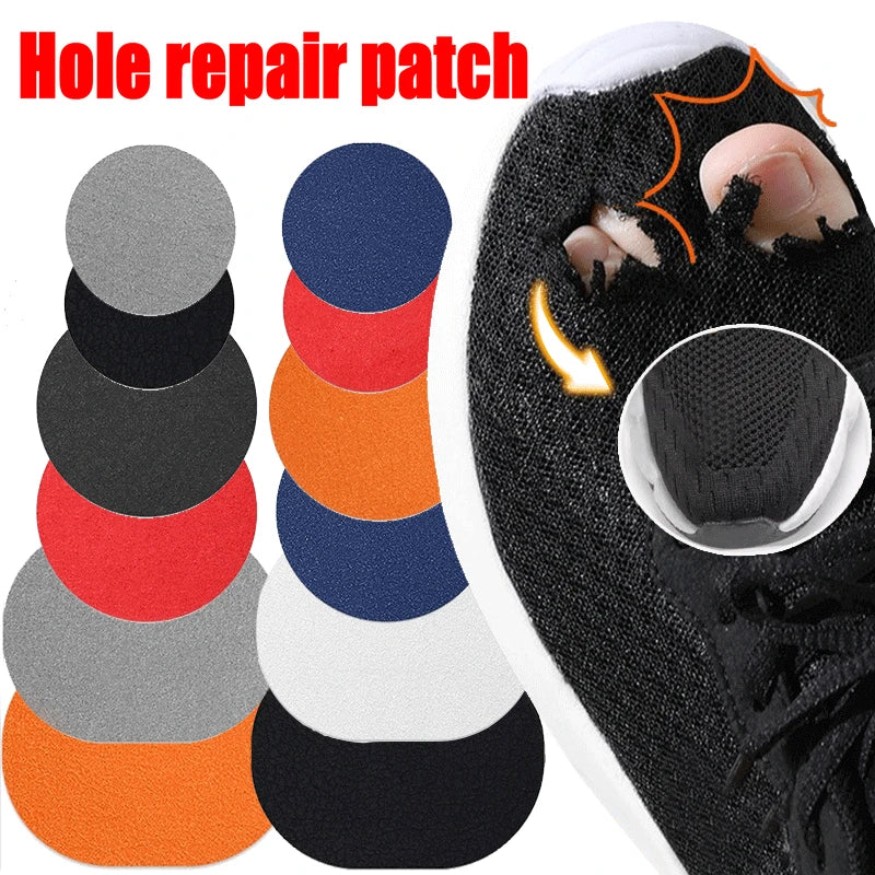 4PC Shoe Heel Repair Patch Kit Self Adhesive Inside Shoe Patches Holes Leather Heel Pads Shoes Glue Sole Repair Shoe Repair Glue