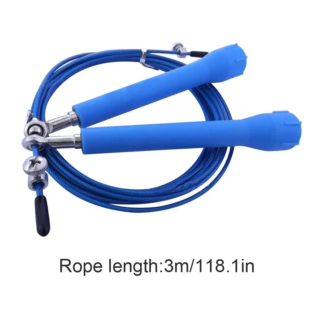 Speed Skipping Wire Rope Indoor Outdoor Jumping Rope Weight Loss Exercise Home Gym Workout Tool Steel wire Rope