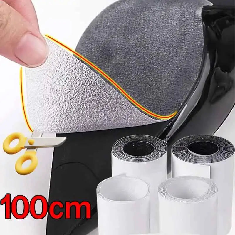 100cm High Viscosity Muted Shoes Sole Protector Stickers Women Self-Adhesive Waterproof Non-slip Wear-resistant Outsole Insoles