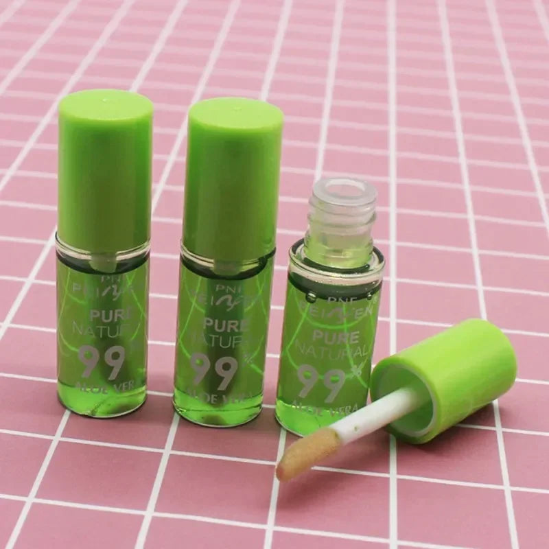 1PCS Moisturizing Natural Aloe Serum Lip Gloss