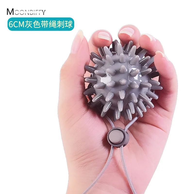 Silica Gel Hand Grip Ball Silicone Hand Grip Trainer Fitness Finger Heavy Exerciser Strength Muscle Recovery Ball Griper Fascia