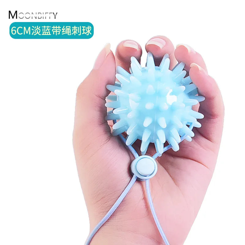 Silica Gel Hand Grip Ball Silicone Hand Grip Trainer Fitness Finger Heavy Exerciser Strength Muscle Recovery Ball Griper Fascia