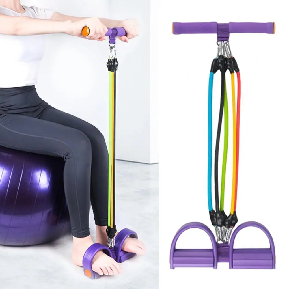 Full Body Workout Tool Home Fitness Equipment Multifunction Tension Rope Elastic Yoga Pedal Puller Resistance Band with for Leg