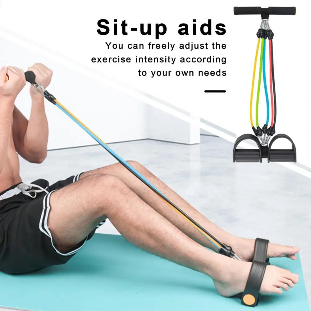 Full Body Workout Tool Home Fitness Equipment Multifunction Tension Rope Elastic Yoga Pedal Puller Resistance Band with for Leg