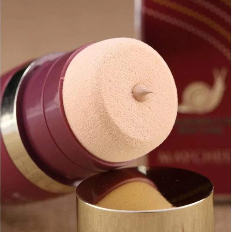 Snail Air Cushion Moisturizing Concealer Long Lasting Waterproof Even Skin Tone Full Coverage Facial Liquid Foundation Cosmetics