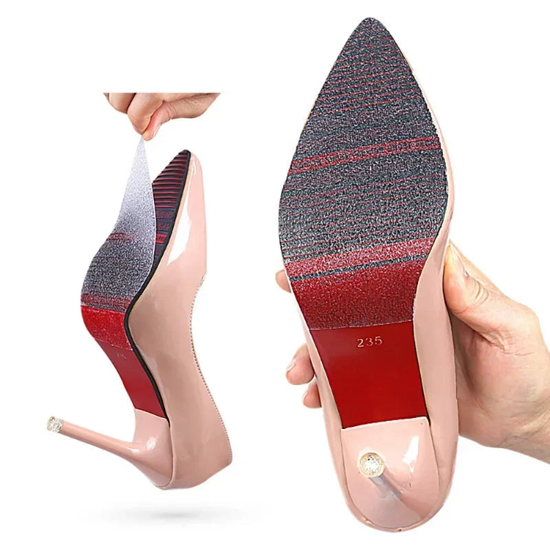 Shoes Sole Protector Sticker For High Heels Sneakers Bottom Ground Grip Shoe Protective Outsole Insole Pad Self-adhesive Soles