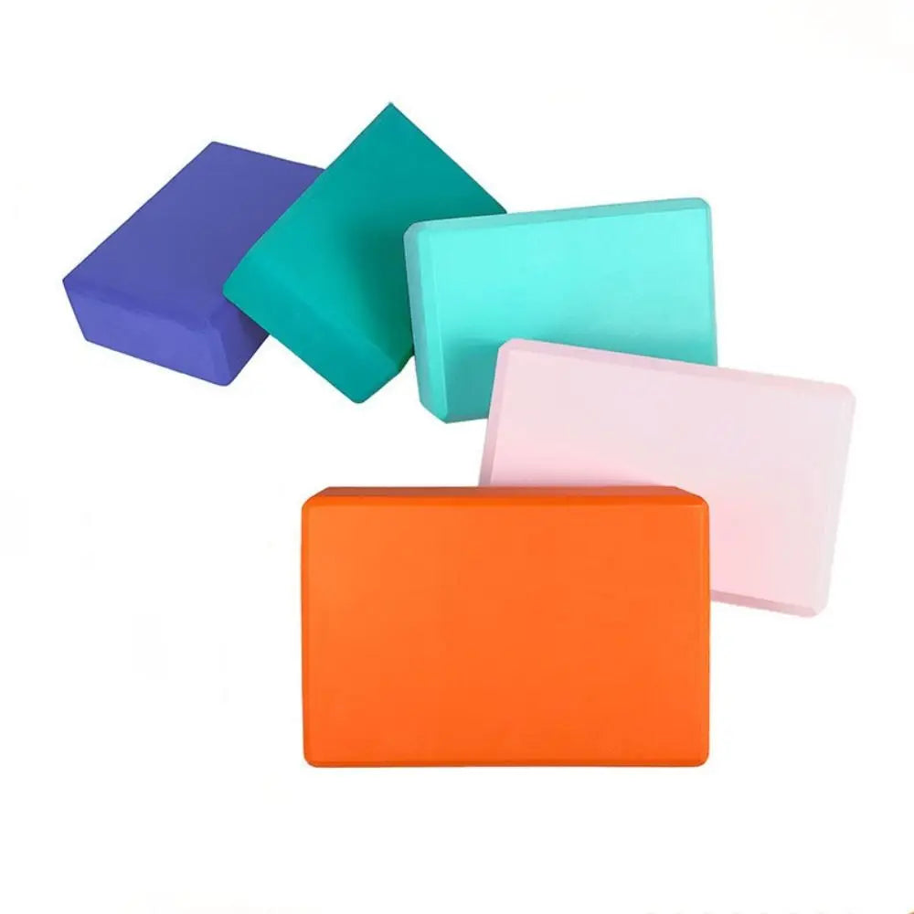 High Density Yoga Foam Blocks Gym EVA Non-slip Props Brick Solid Color Lightweight Yoga Block Meditation DIY