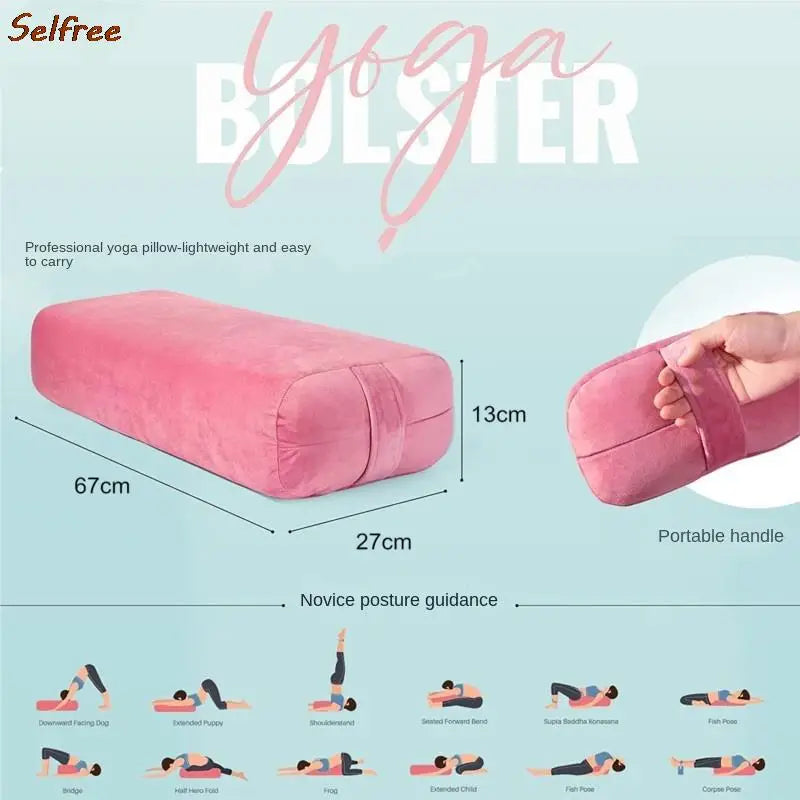 Selfree Yoga Mat Pillow For Meditation And Support Rectangular Vacuum Waist Beginner Cervical Vertebra Rectangular Accessory