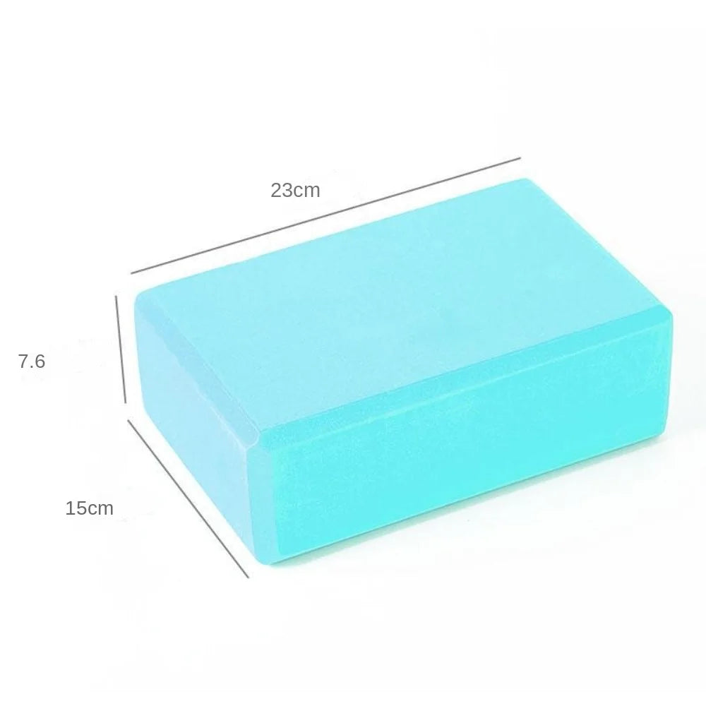 High Density Yoga Foam Blocks Gym EVA Non-slip Props Brick Solid Color Lightweight Yoga Block Meditation DIY