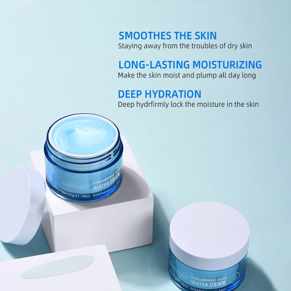 Hydro Boost Hyaluronic Acid Hydrating Water Gel Daily Face Moisturizer for Dry Skin, Oil-Free, Non-Comedogenic Face Lotion