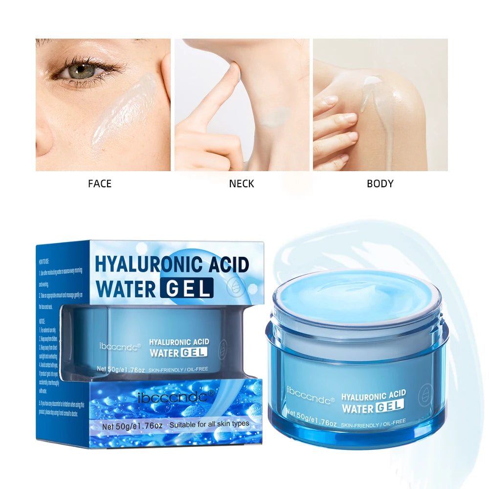 Ibcccndc Face Cream, Hydrating And Moisturizing Water Gel Face Cream Long Lasting Smooth Delicate Primer