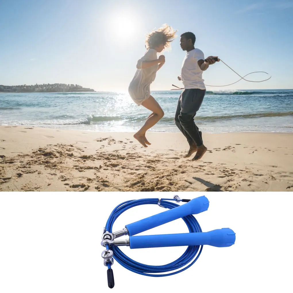 Speed Skipping Wire Rope Indoor Outdoor Jumping Rope Weight Loss Exercise Home Gym Workout Tool Steel wire Rope