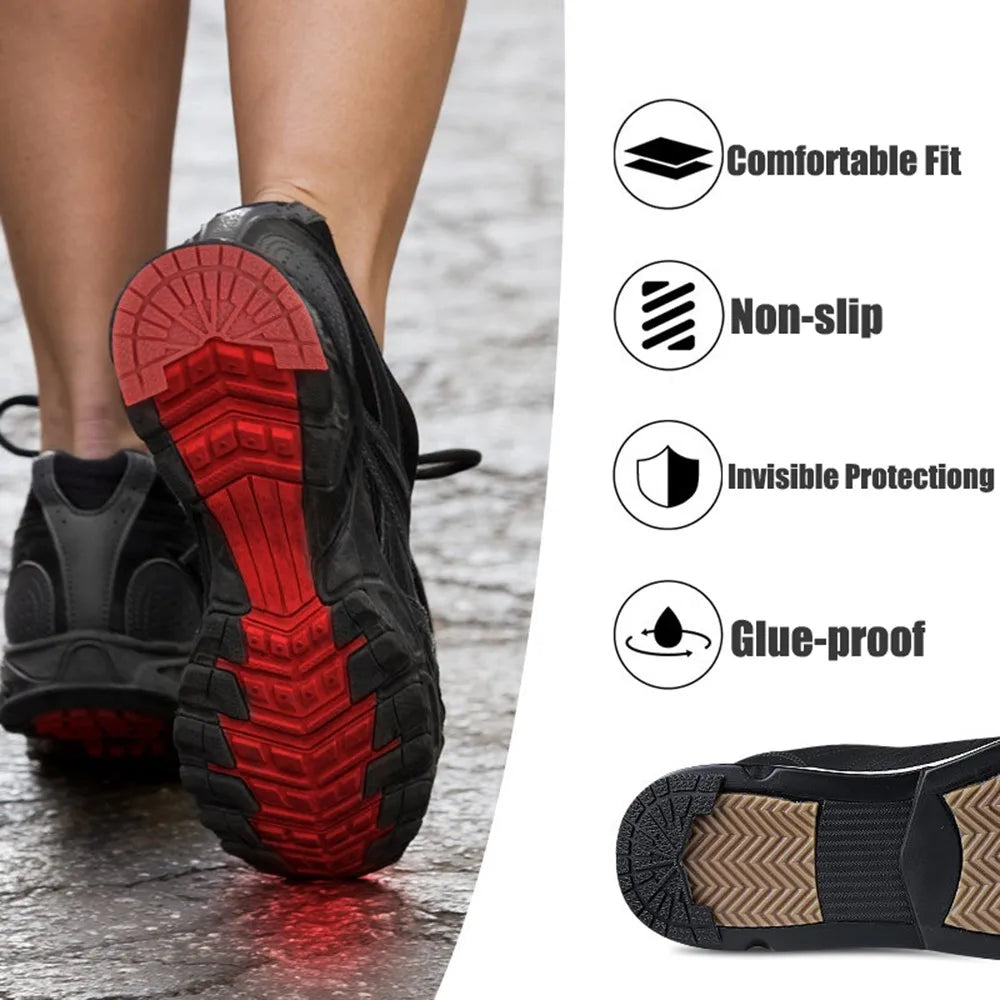 1Pair Wear-resistant Outsole Shoes Protector for Sneakers Men Shoe Repair Anti-Slip Self-Adhesive Rubber Sole Sports Shoes Patch