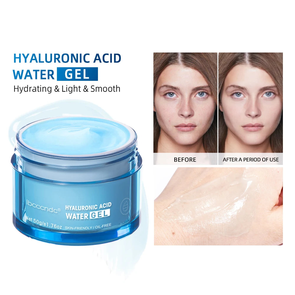 Hydro Boost Hyaluronic Acid Hydrating Water Gel Daily Face Moisturizer for Dry Skin, Oil-Free, Non-Comedogenic Face Lotion